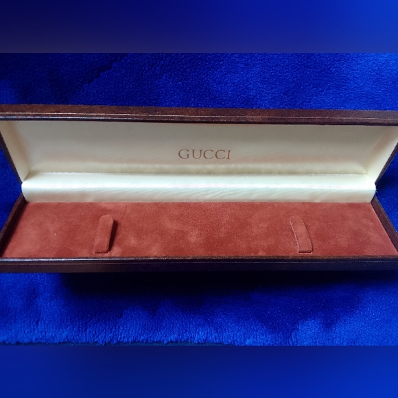 Genuine GUCCI Vintage Brown Watch Long Case Box - Picture 5 of 7